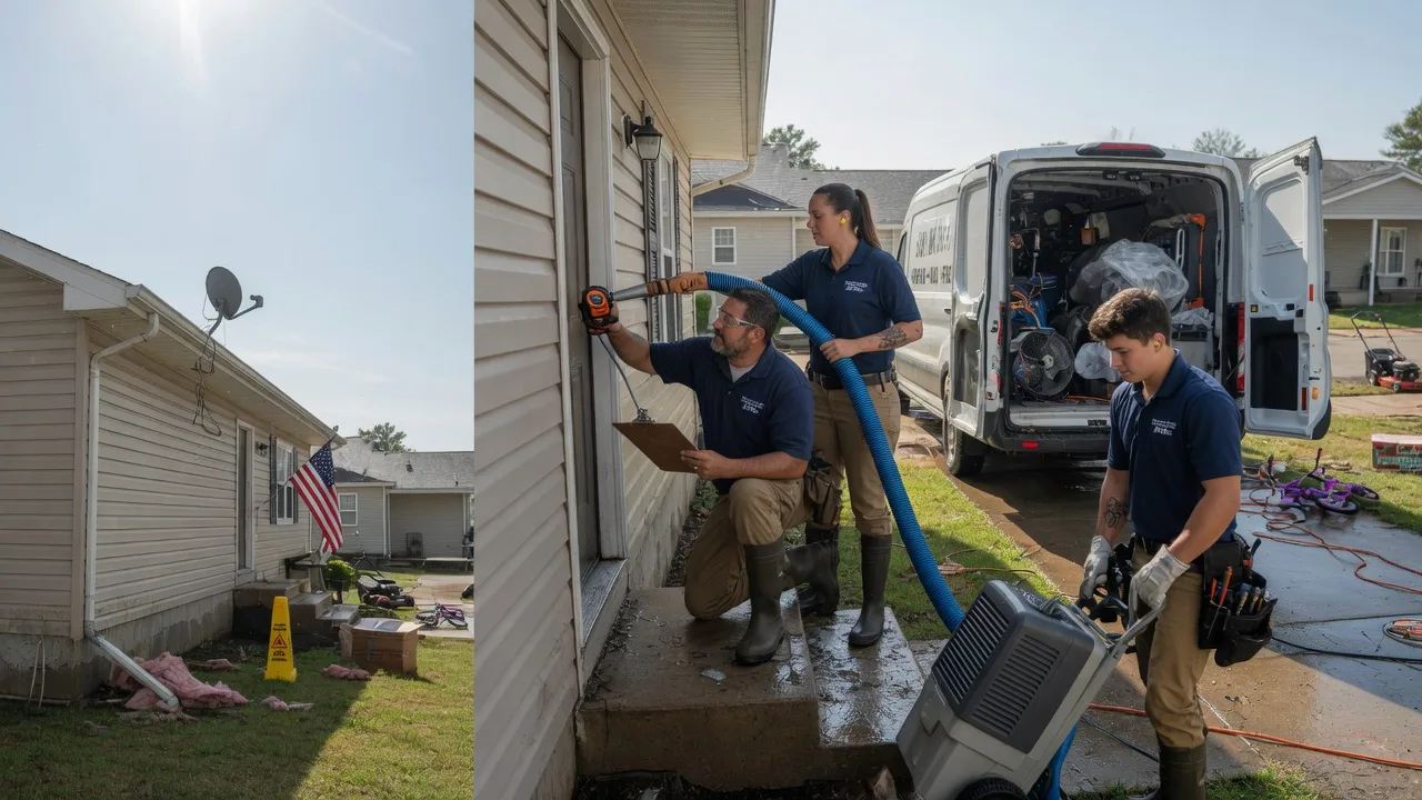 Ceiling Water Damage Restoration in Felton, MN near me